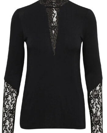 Culture Bluse Poppy Lace Black