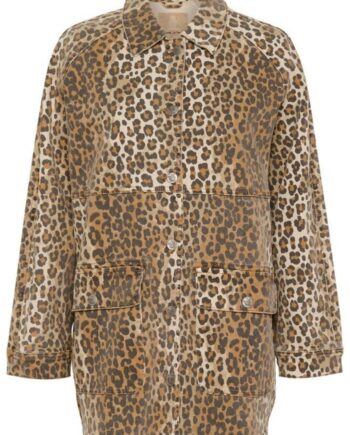 Culture Jakke Aliena Embroidery Leopard