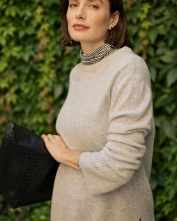 Culture Pullover Bjanca Arrow Mid Grey Melange