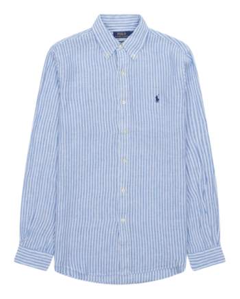 Custom Fit Striped Linen Shirt