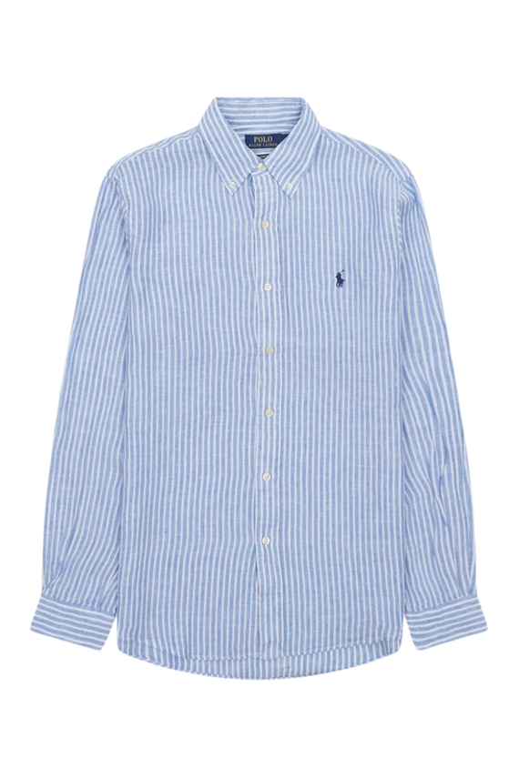 Custom Fit Striped Linen Shirt