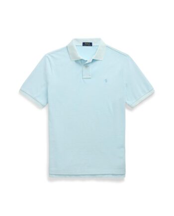 Custom Slim Fit Big Pony Mesh Polo Shirt