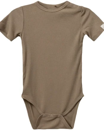 Dicte Kortærmet Body Dark Sand 74