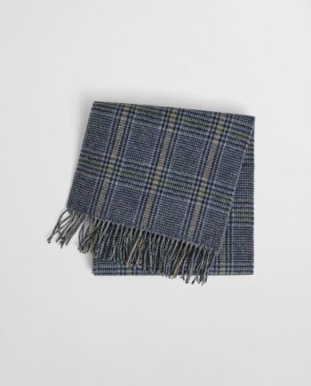 Double Faced Check Scarf