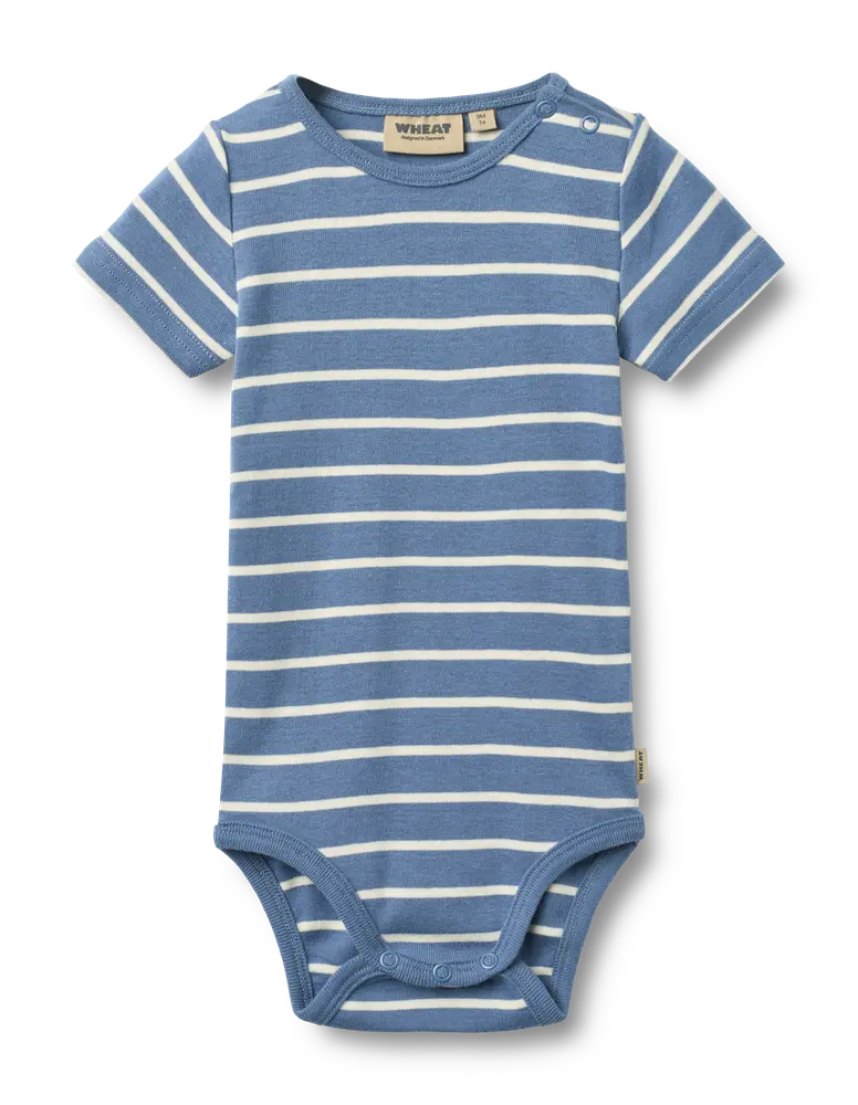 Edvald Kortærmet Body Blue Stripe 86