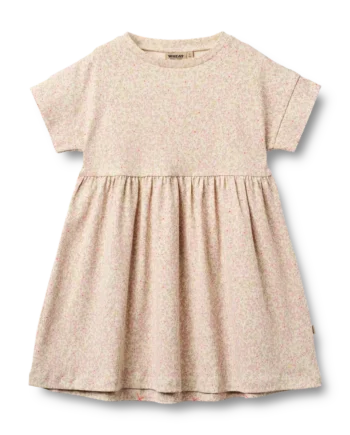 Emilie Jersey Kjole Coral Flowers 122