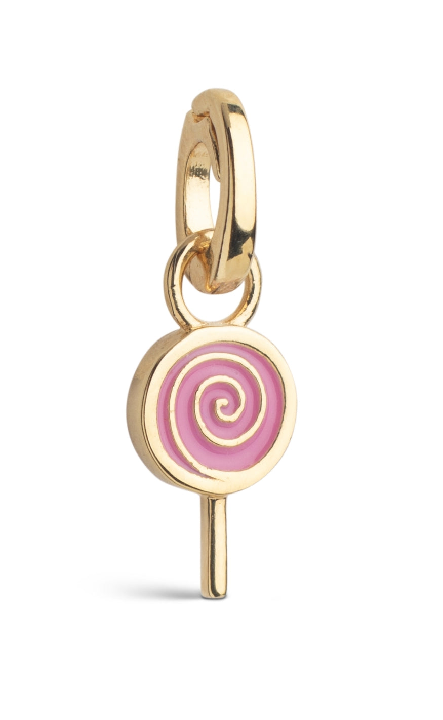 Enamel Copenhagen Vedhæng Lovely Lollipop Dark Pink