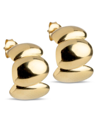 Enamel Copenhagen øreringe Melia Chunky Gold Colour