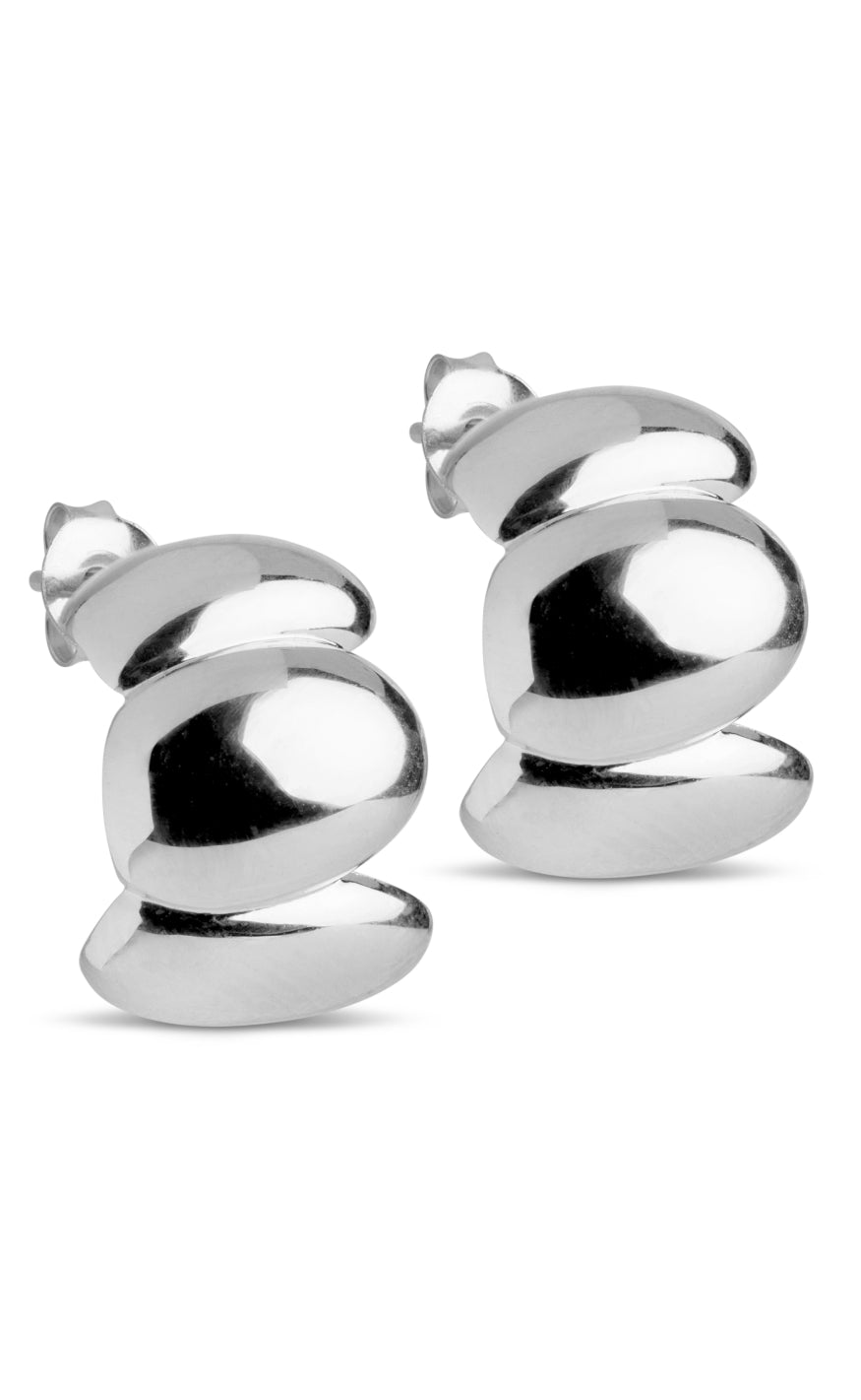 Enamel Copenhagen øreringe Melia Chunky Silver Colour