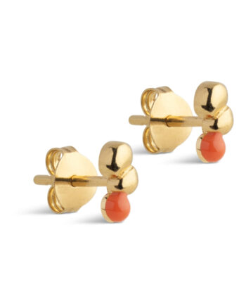 Enamel Copenhagen øreringe Nara Light Coral
