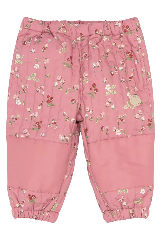 Ever Termo Bukser Dusty Rose Strawberry Aop 110 Cm