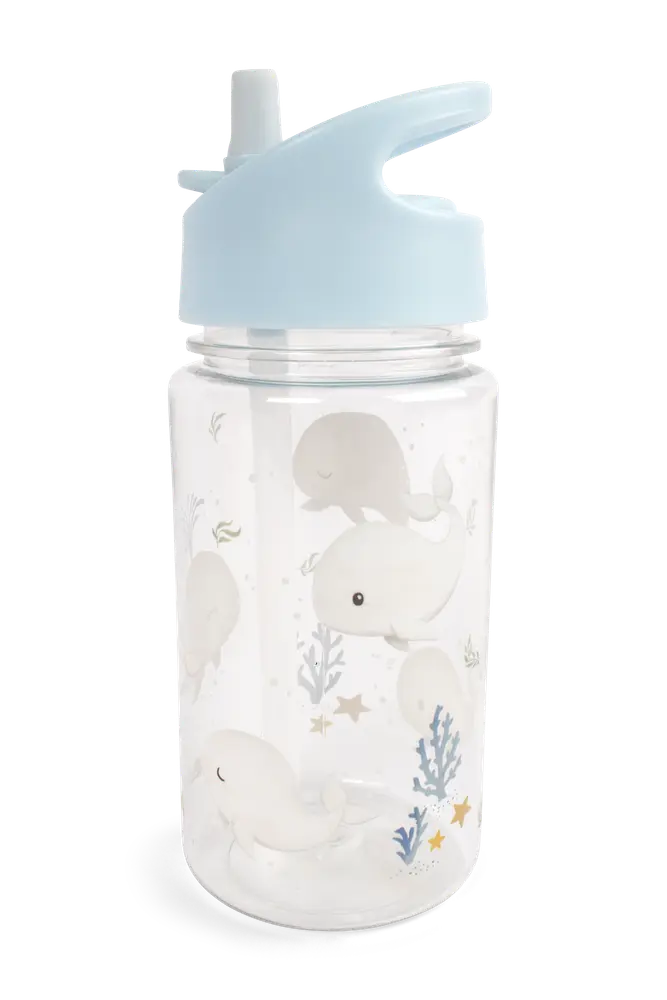 Filibabba Drikkedunk Plast 400 Ml Christian Whale Tales