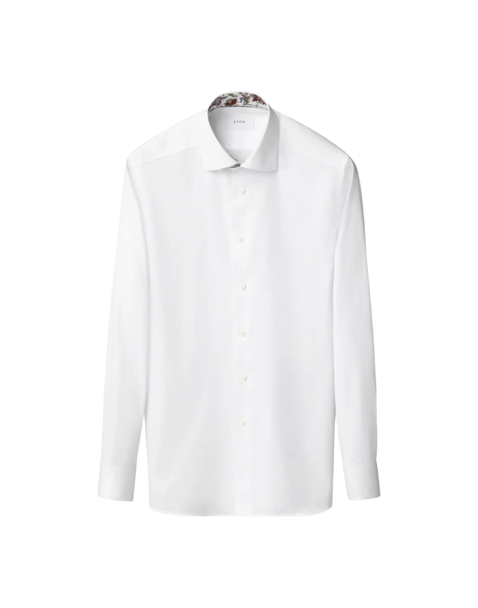 Floral Effect Signature Twill Shirt