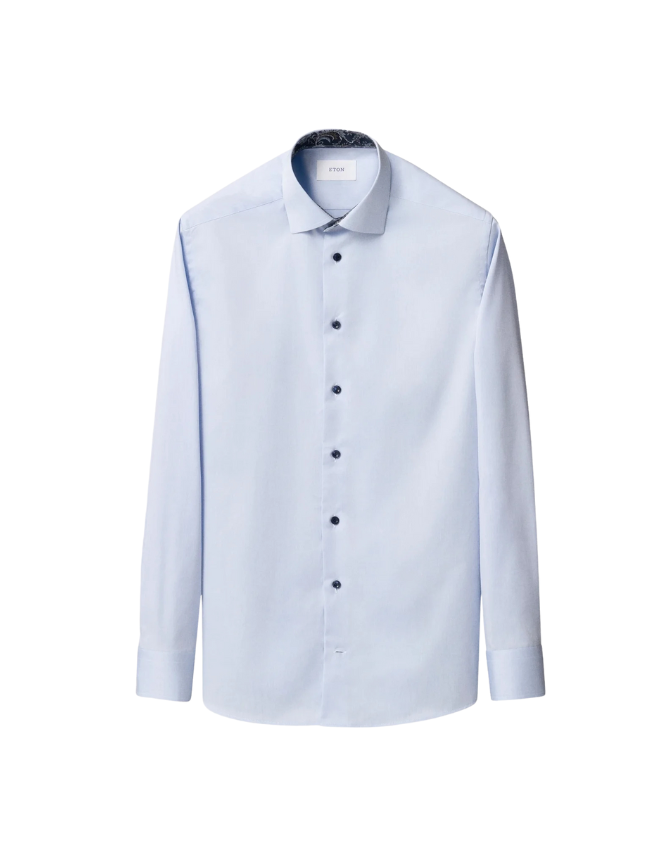 Floral Effect Signature Twill Shirt