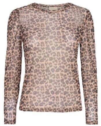 Freequent Bluse Babara Silver Mink Leo Mix