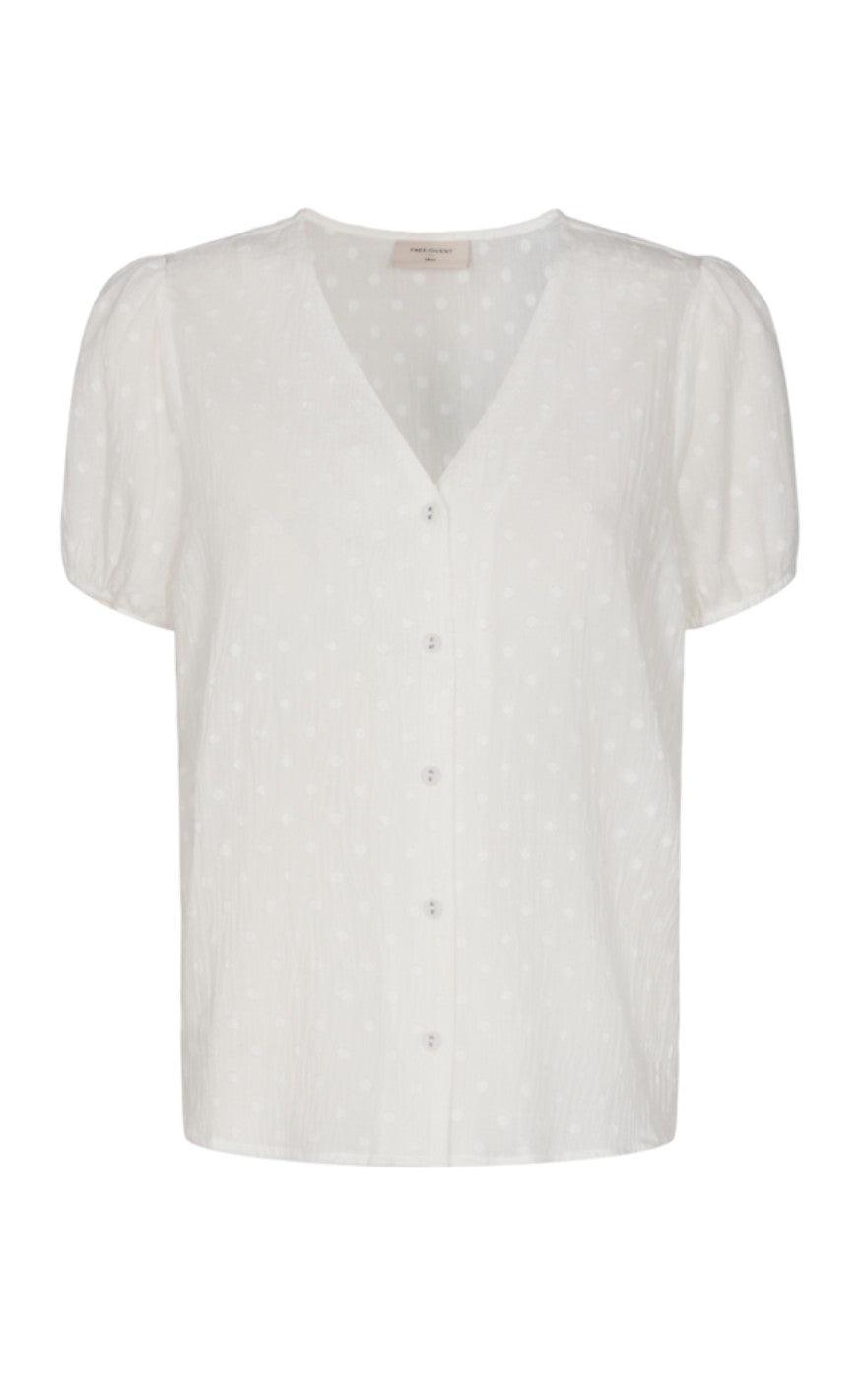 Freequent Bluse Beate Brilliant White