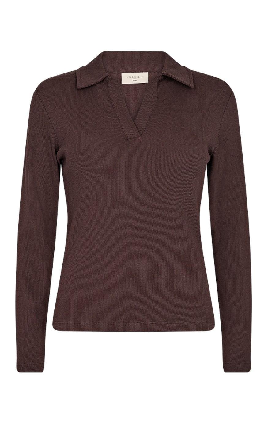 Freequent Bluse Bodil Coffee Bean