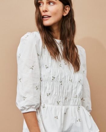 Freequent Bluse Briana Off White Mix