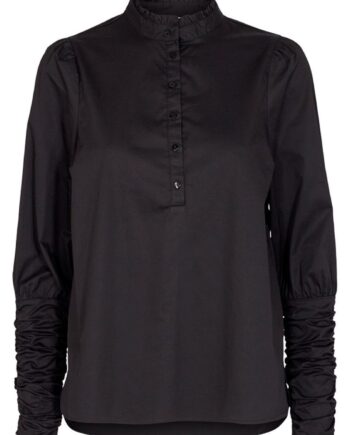 Freequent Bluse Frances Flounce Black