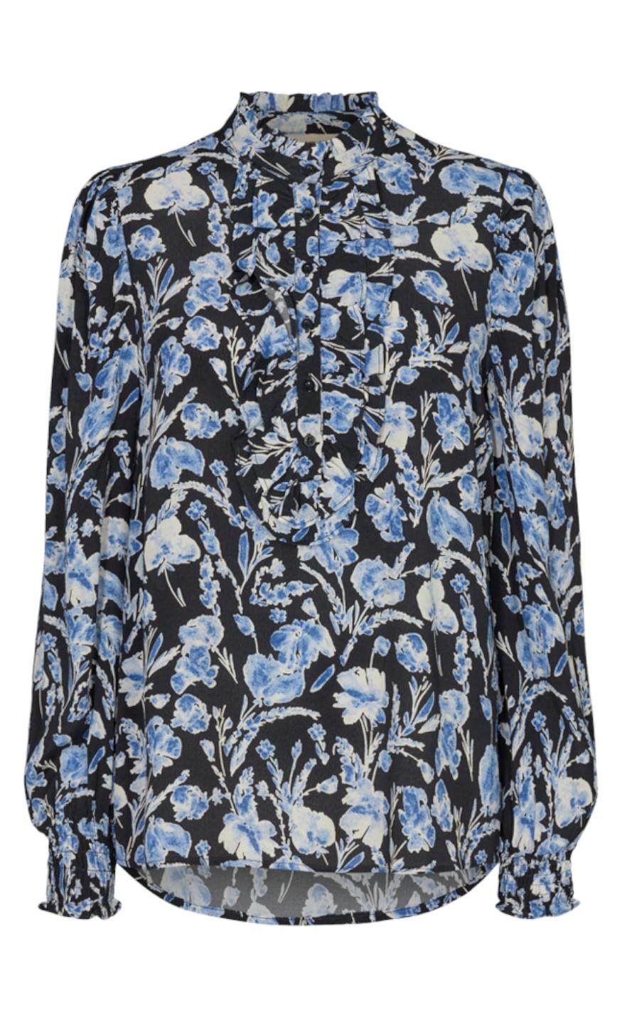 Freequent Bluse Georgia Twilight Blue Mix