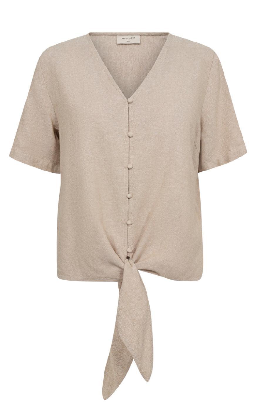 Freequent Bluse Lava Sand Melange