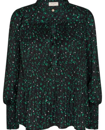 Freequent Bluse Teresa Black    Rainy Forest