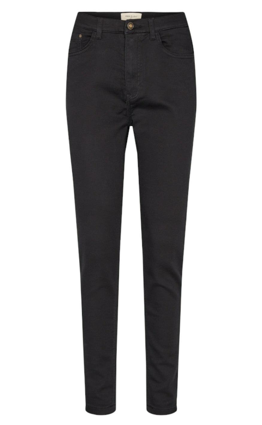 Freequent Bukser Harlow Twill Black