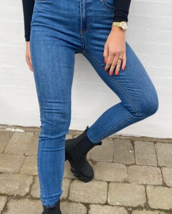 Freequent Bukser Harlow Vintage Blue