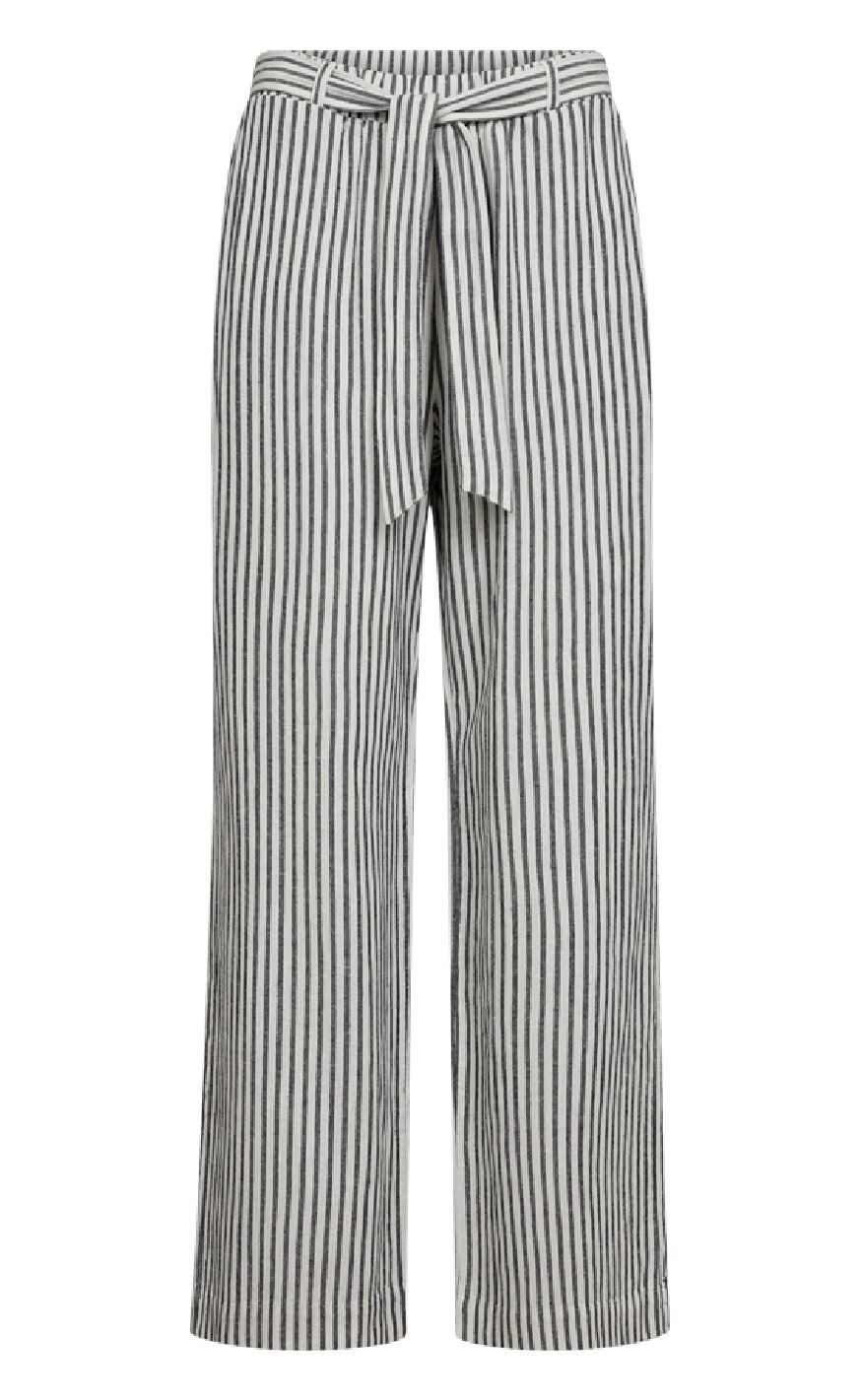 Freequent Bukser Lavisco Star Off-white Navy Blazer