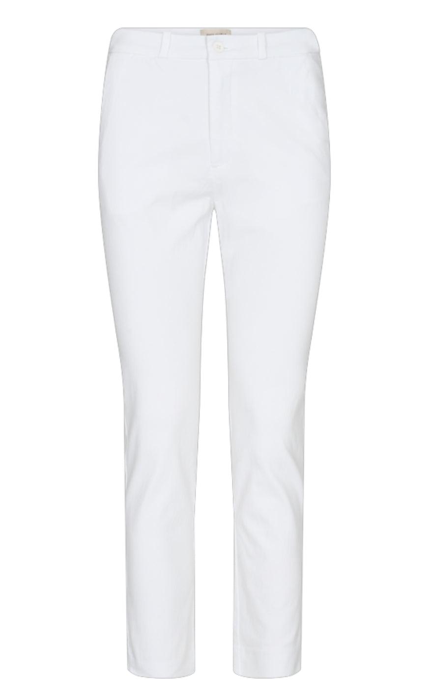 Freequent Bukser Solvej Ankle Brilliant White