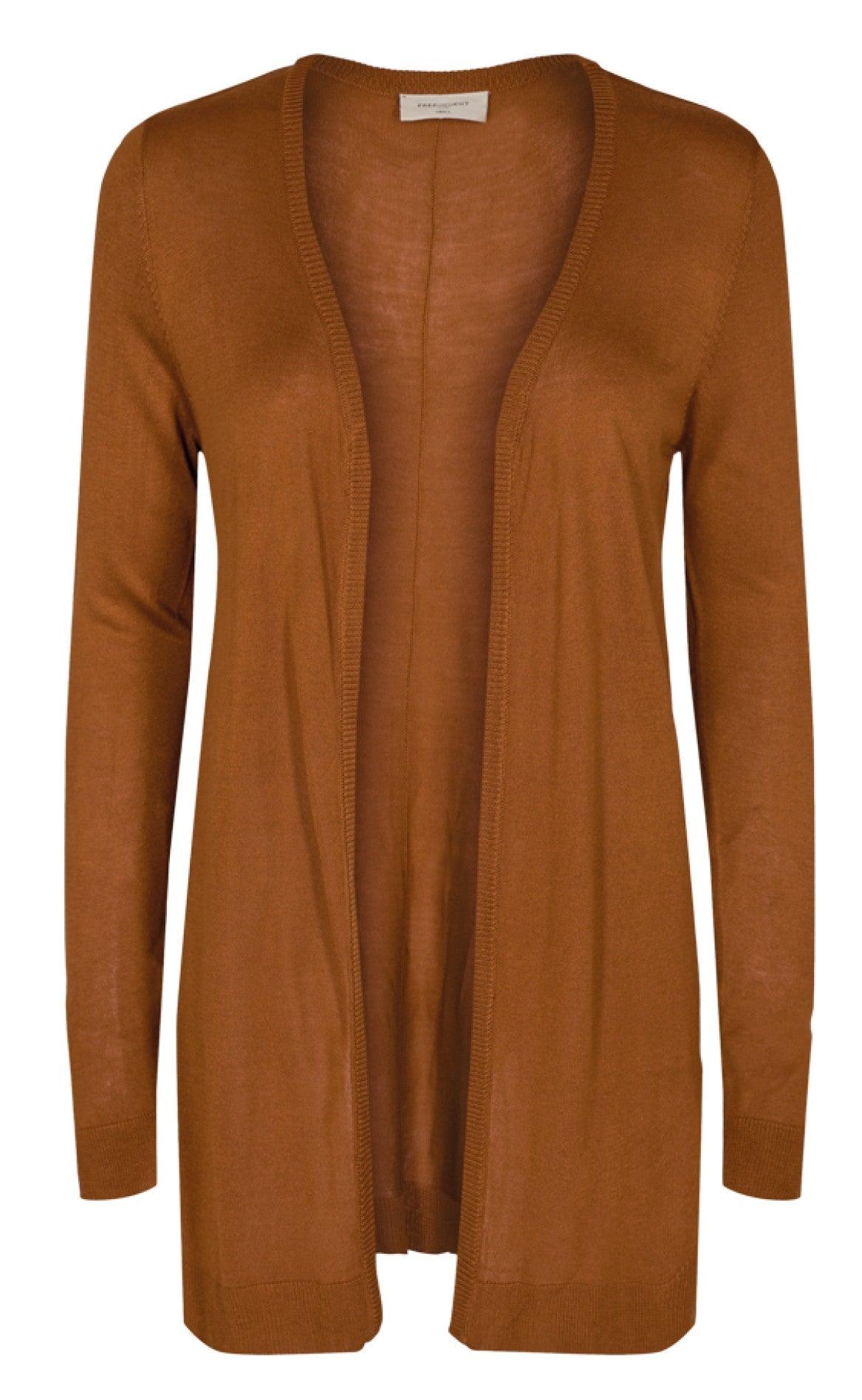 Freequent Cardigan Elina Camel Café