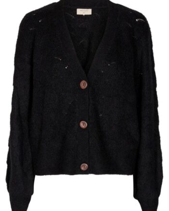 Freequent Cardigan Hill Black Solid
