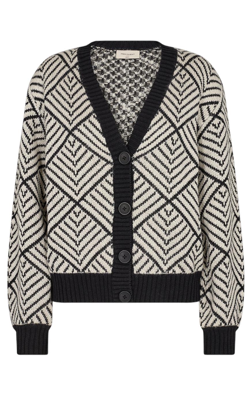 Freequent Cardigan Just Black Moonbeam