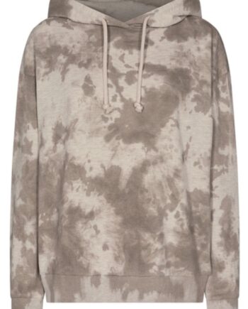 Freequent Hoodie Relaxed Tiedye Silver Mink Melange