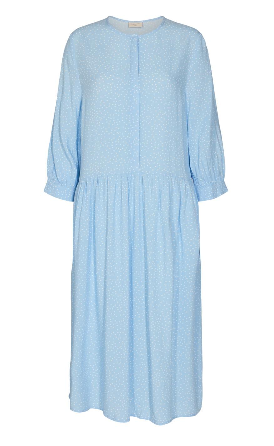 Freequent Kjole Adney Long Layer Chambray Blue Mix