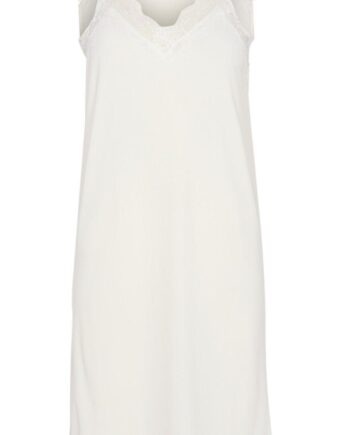 Freequent Kjole Bicco Rib Off White