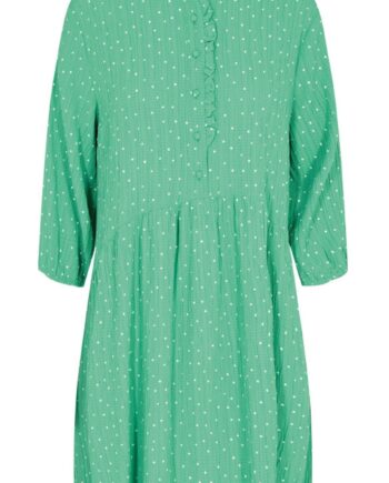 Freequent Kjole Dotted Ming Green