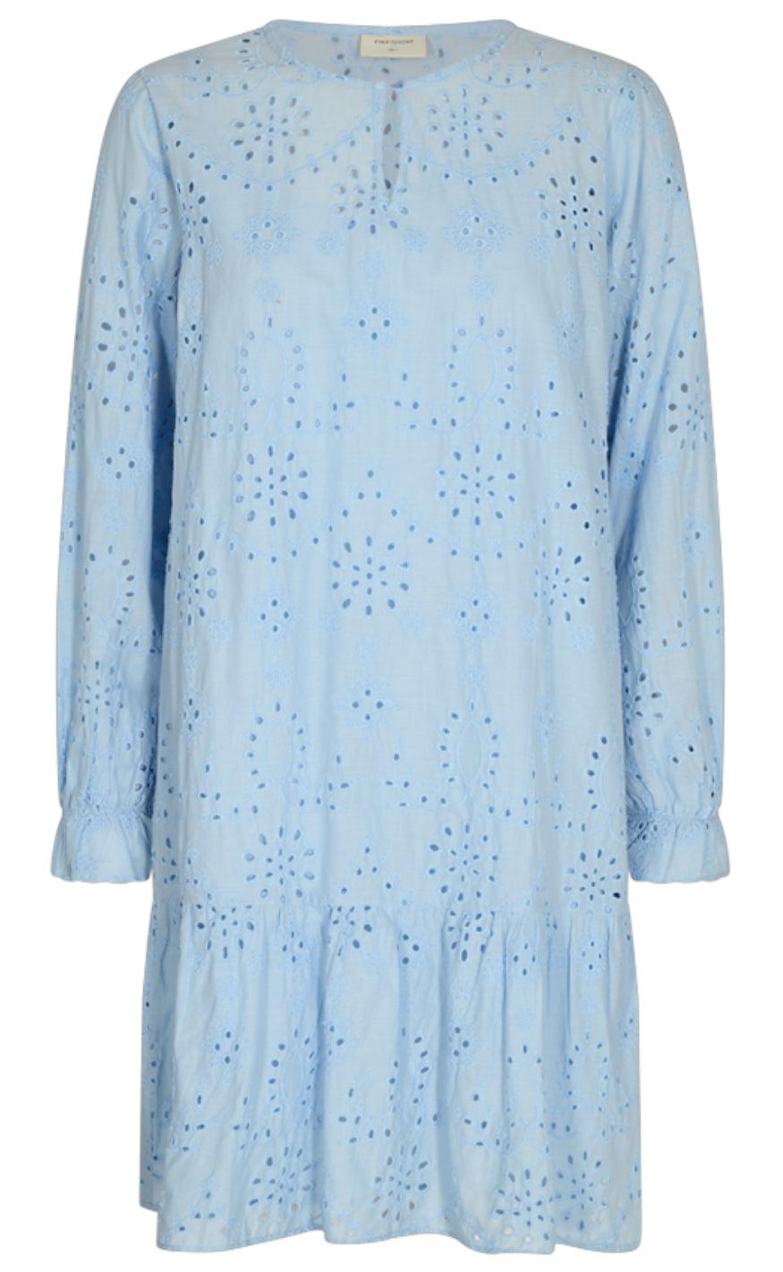 Freequent Kjole Frasia Chambray Blue