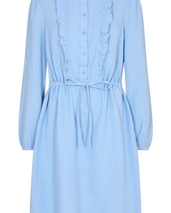 Freequent Kjole Novelia Chambray Blue