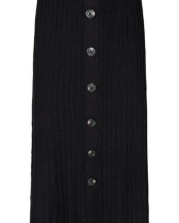 Freequent Nederdel Ani Black Solid