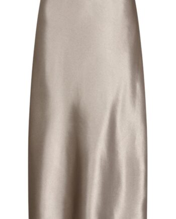 Freequent Nederdel Satin Desert Taupe Metallic