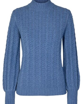 Freequent Pullover Claura  Pattern Dutch Blue Melange