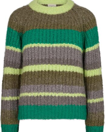 Freequent Pullover Evy Pepper Green    Sharp Green