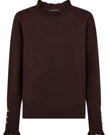 Freequent Pullover Katie Frill Coffee Bean