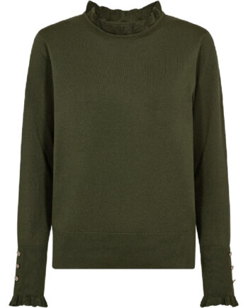 Freequent Pullover Katie Frill Kombu Green