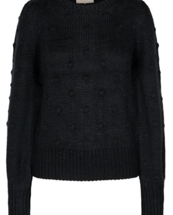 Freequent Pullover Tea Black Solid