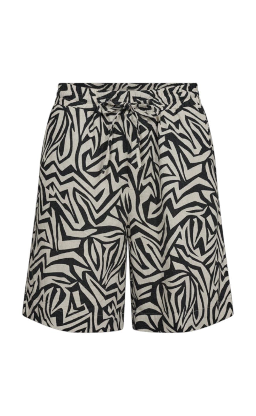 Freequent Short Lava Moonbeam Melange Black