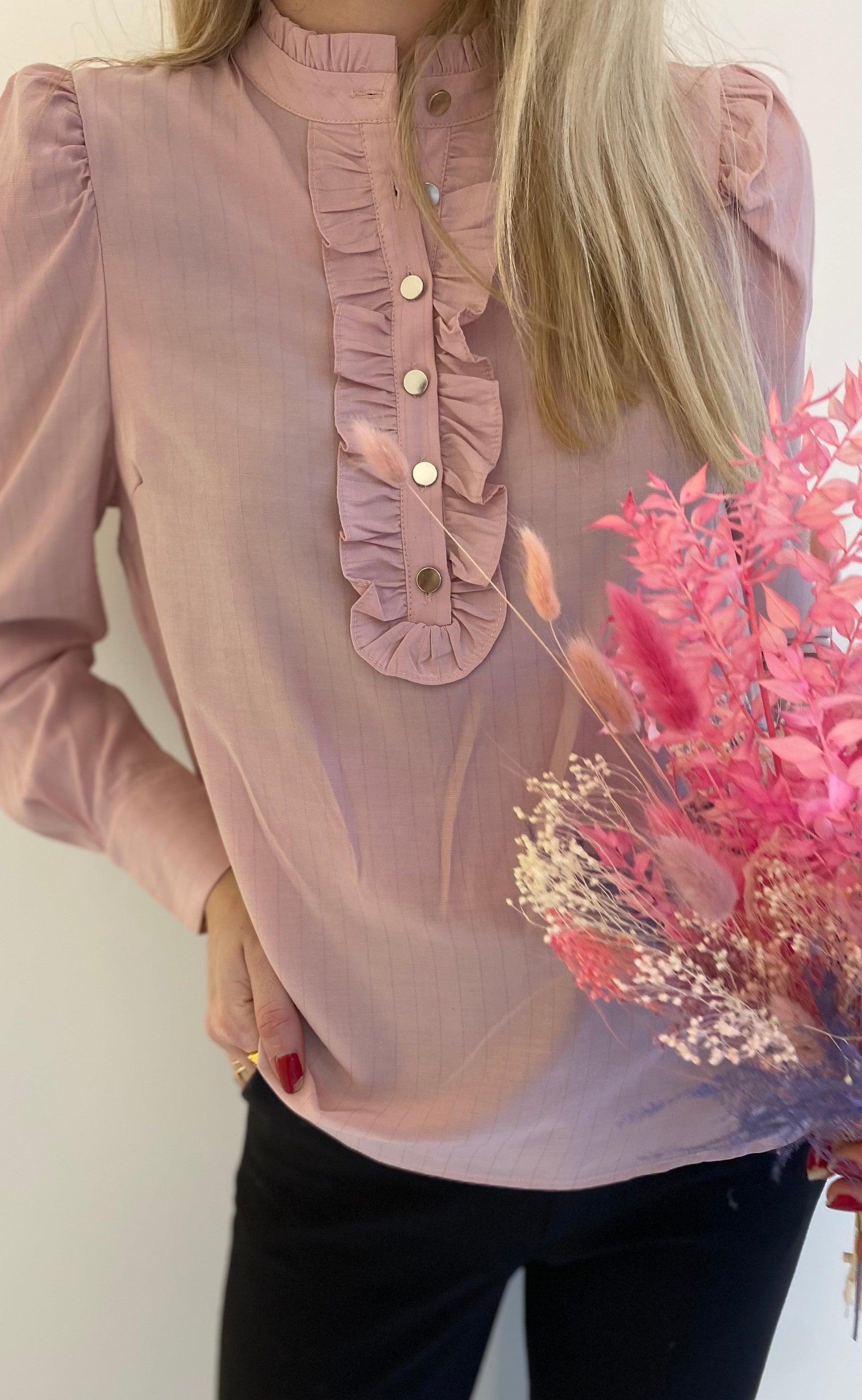 Freequent Skjorte April Pale Mauve