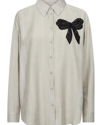 Freequent Skjorte Bowy Moonbeam    Black