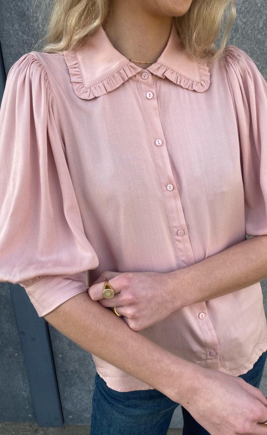 Freequent Skjorte Ellenor Pale Mauve